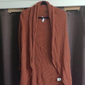 Leith Terracotta Cardigan Sweater
